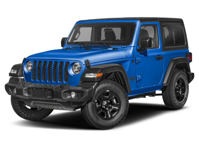 The jeep wrangler sport s trim.