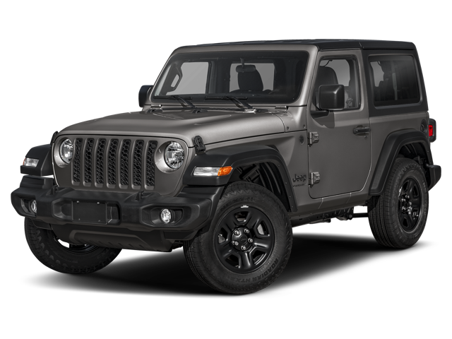 The jeep wrangler sport trim.