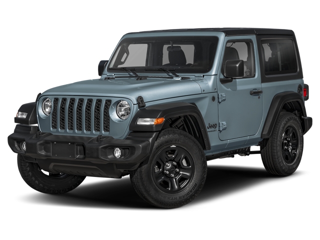 a light blue 2025 jeep wrangler