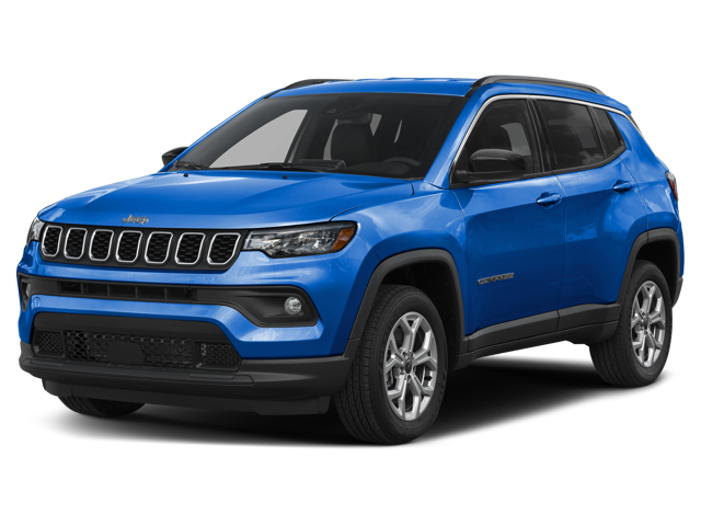 blue 2025 jeep compass latitude trim level