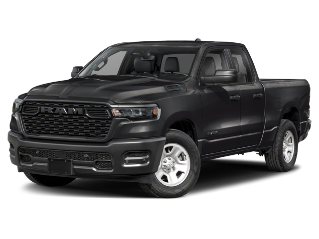 The 2025 ram 1500 tradesman HFE trim.