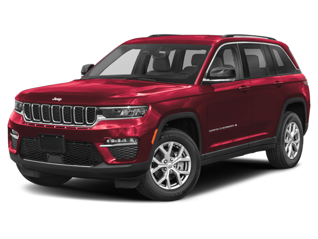 a red 2025 jeep grand cherokee