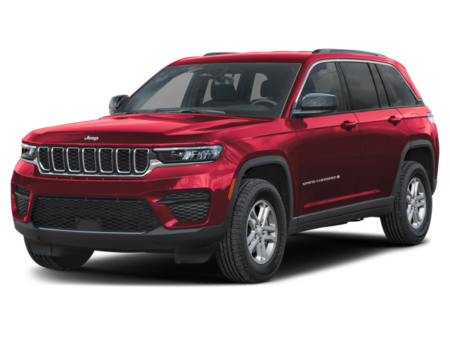 a red 2025 jeep grand cherokee