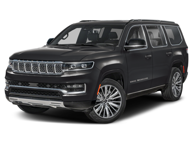 An Obsidian/black trim 2025 Jeep Grand Cherokee.