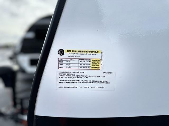 2022 Riverside RV Intrepid 135
