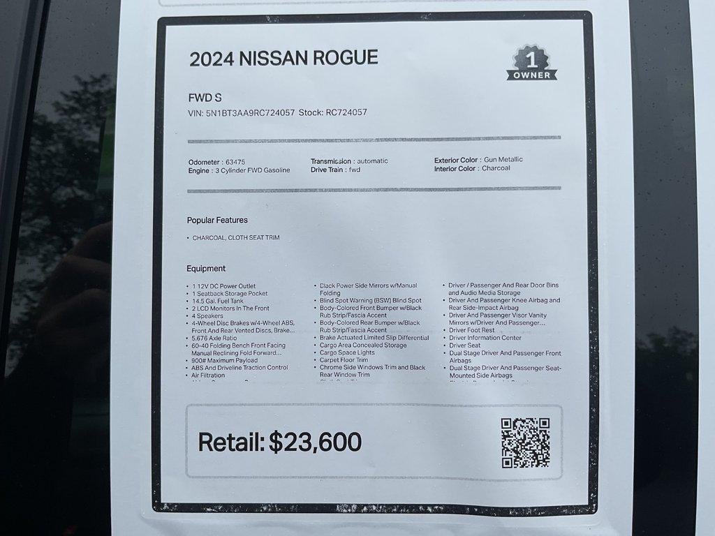 2024 Nissan Rogue FWD S