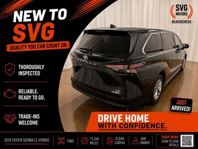 2023 Toyota Sienna LE FWD 8-Passenger (Natl)