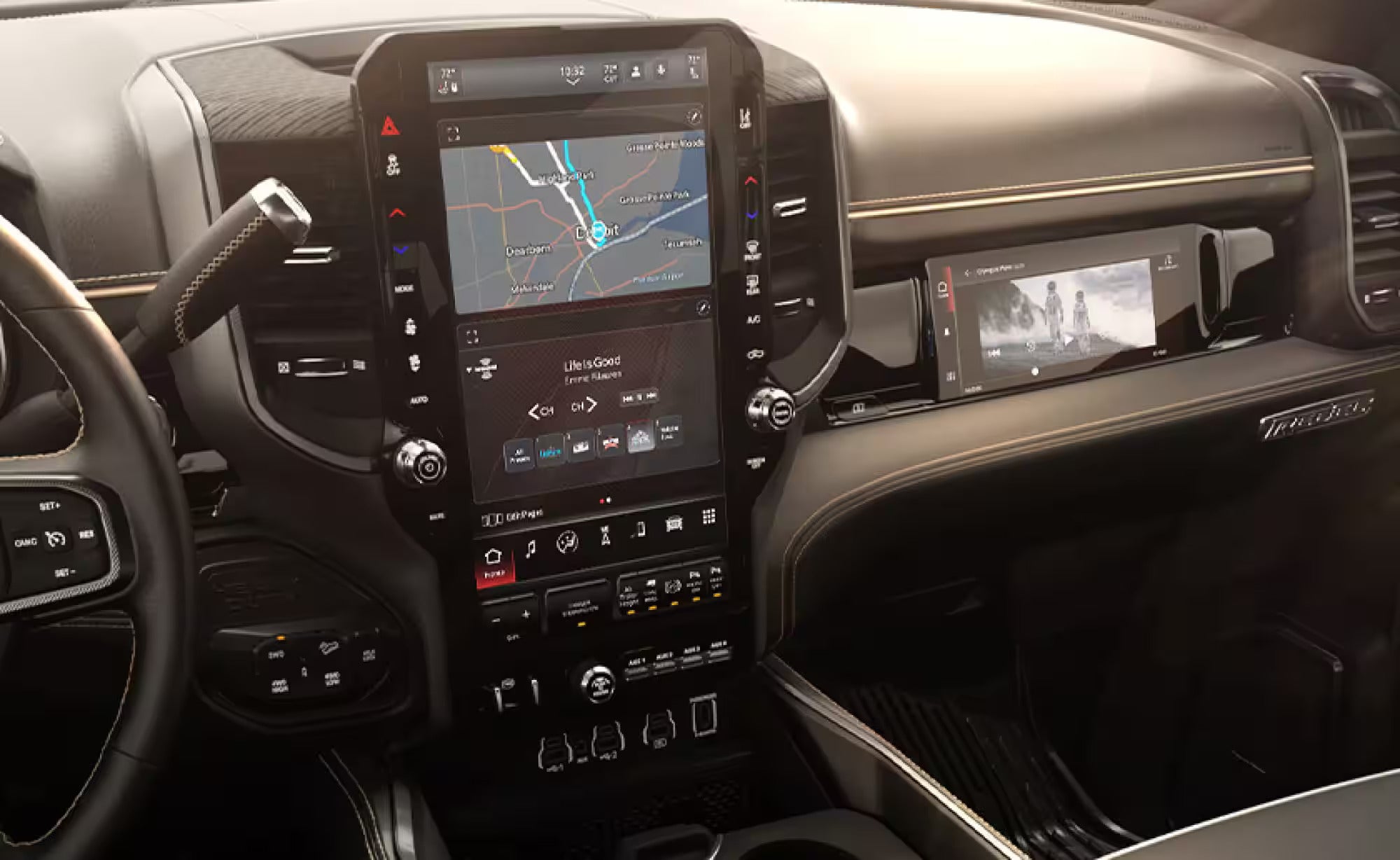 navigation shown in the ram 2500