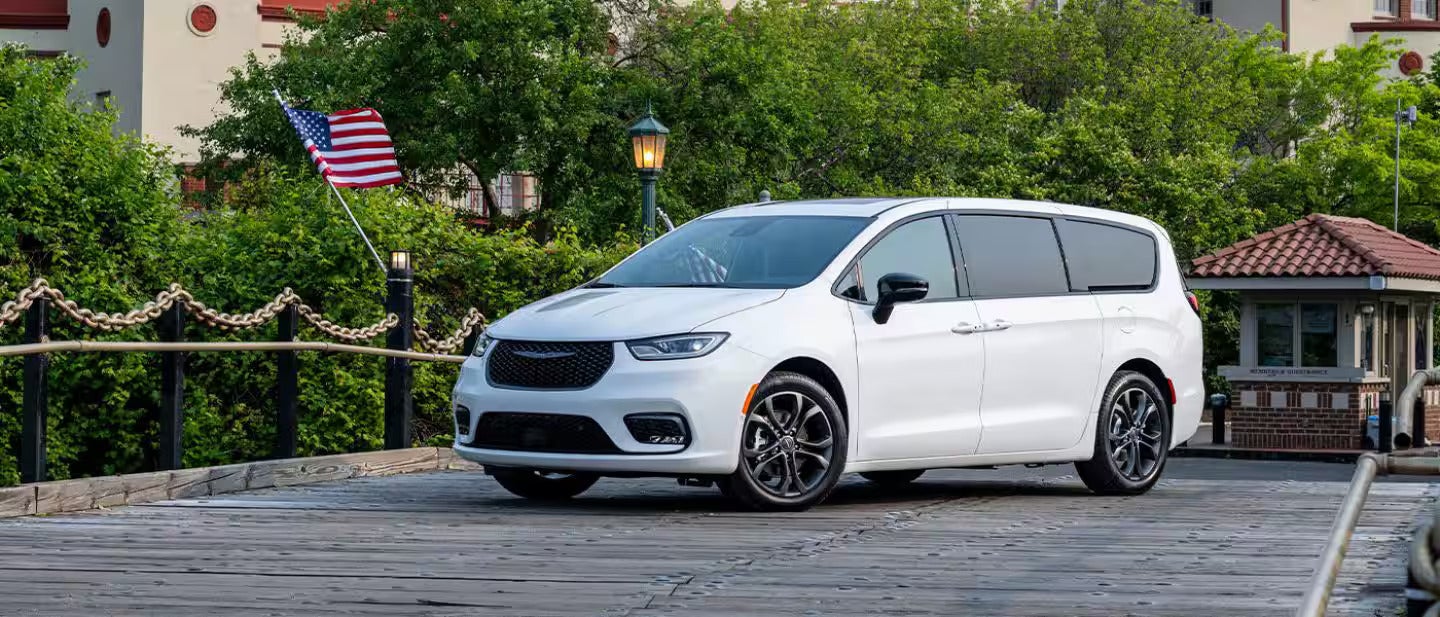 2026 Chrysler Pacifica parked in the city