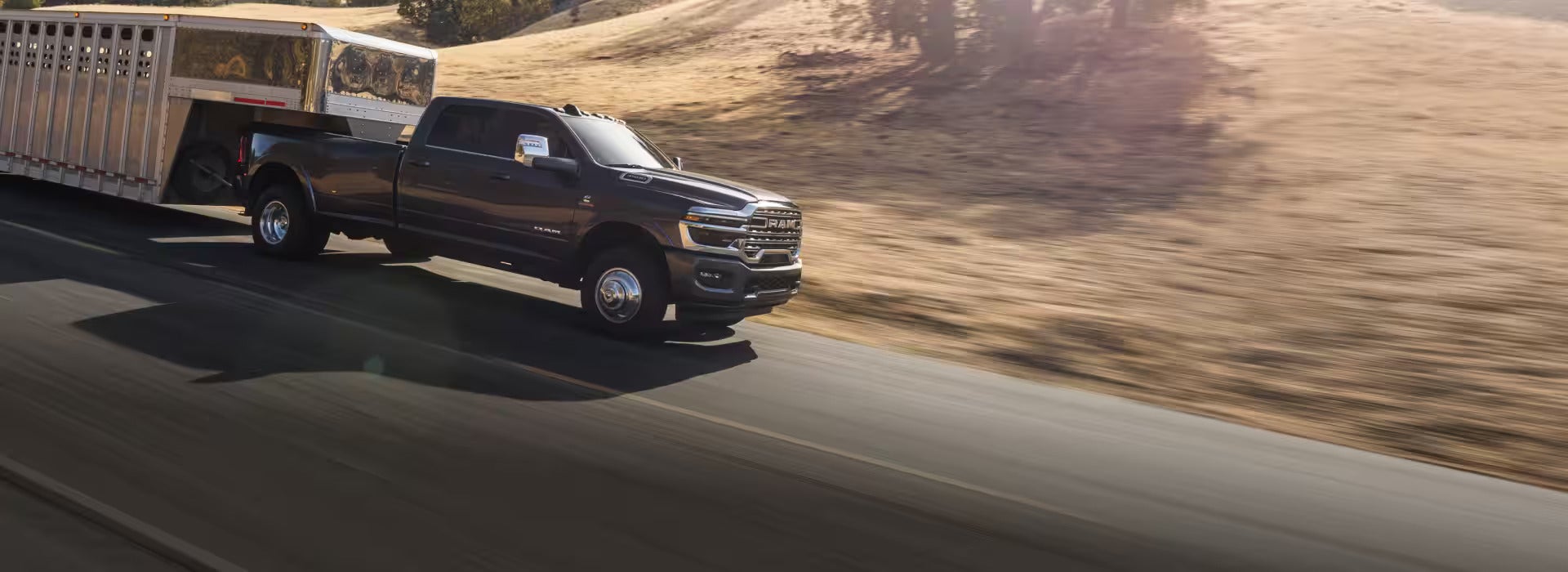 2026 Ram 3500 driving in the mountains